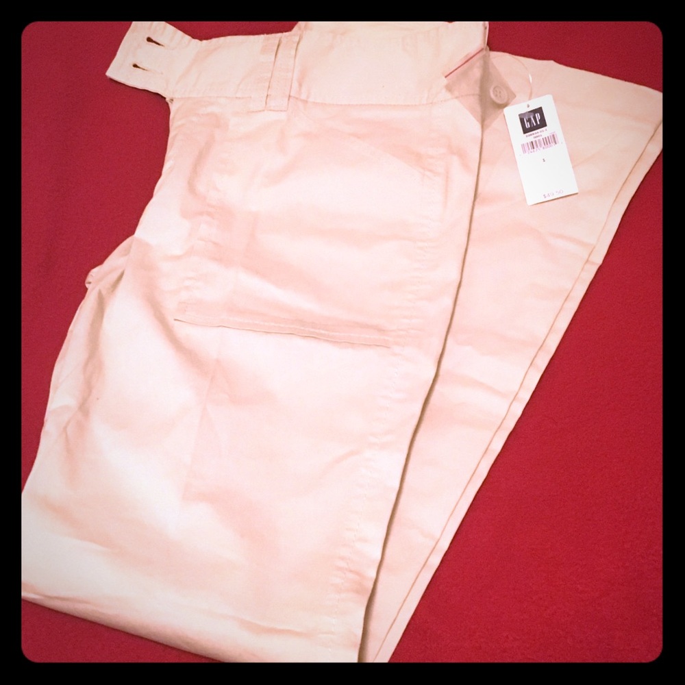 Beige/ Light Khaki Tab Front Trouser